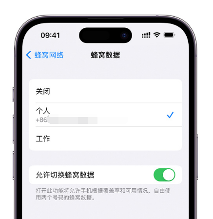 集贤苹果维修服务分享如何在iPhone上使用双卡 