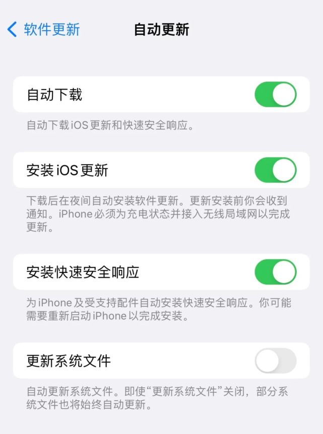 集贤苹果手机维修分享苹果快速安全响应更新有必要安装吗 